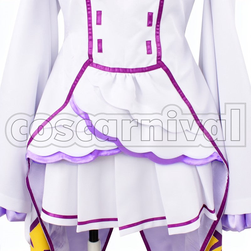 in Another World- Emilia cosplay costume from Re:Zero -Starting Life, detail-7