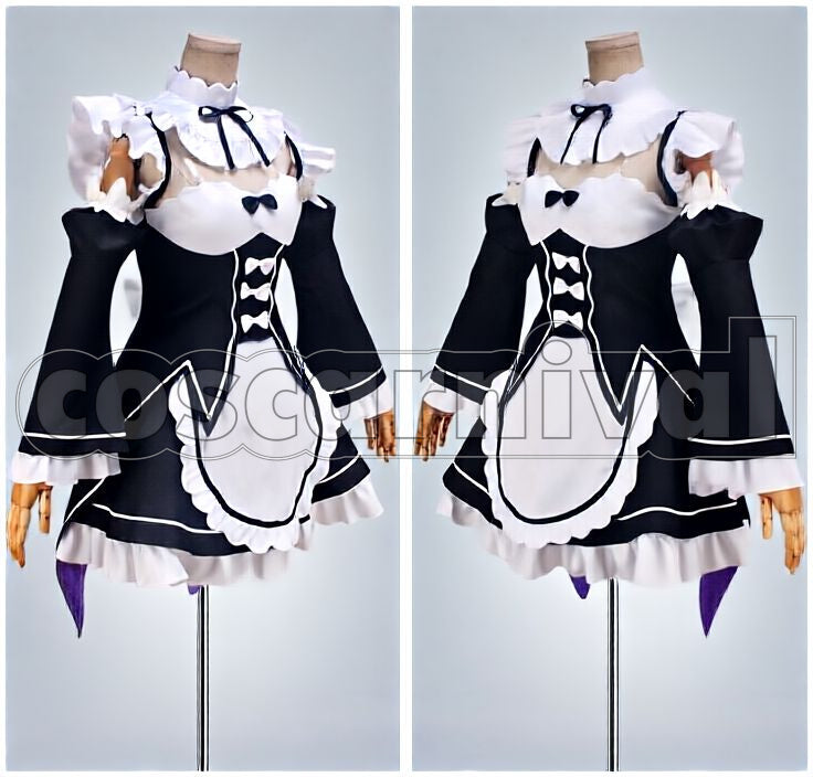Life in Another World Rem & Ram Revised Version Cosplay cosplay costume from Re:Zero − Starting, front view 2