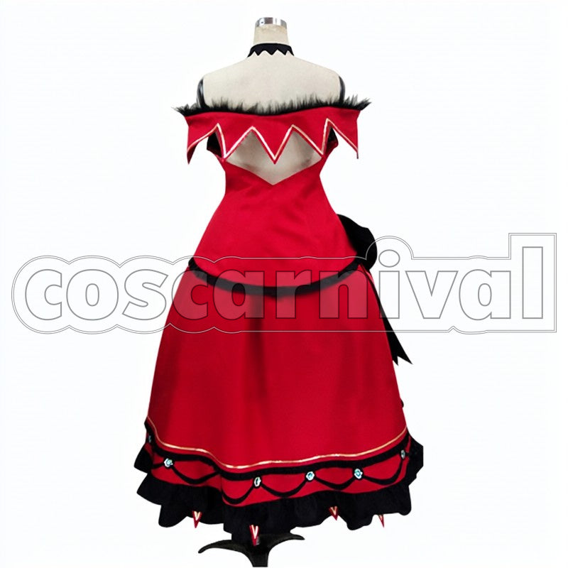 in Another World- Priscilla Barielle cosplay costume from Re:Zero -Starting Life, back view