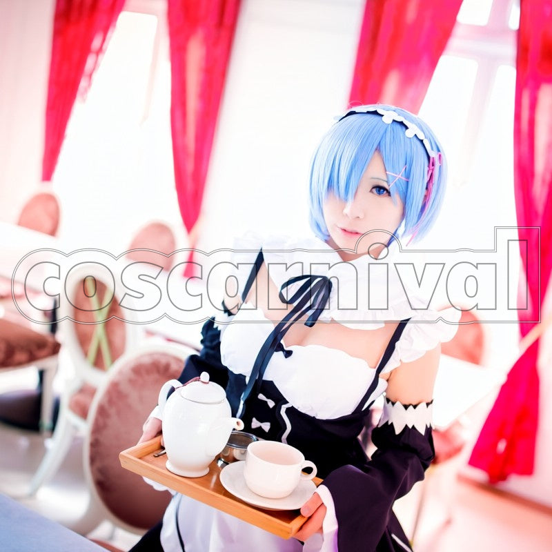 in Another World- Rem Ram cosplay costume from Re:Zero -Starting Life, detail-2