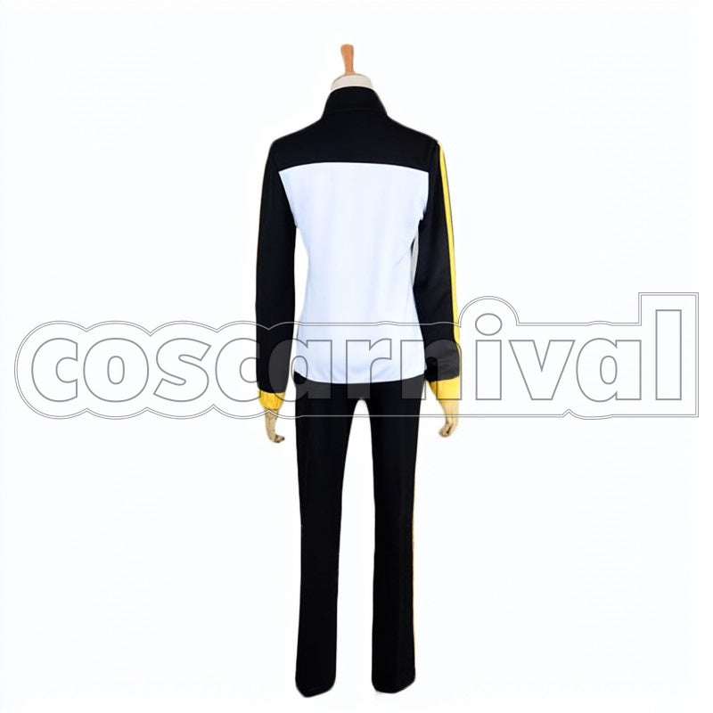 in Another World- Subaru Natsuki cosplay costume from Re:Zero -Starting Life, back view