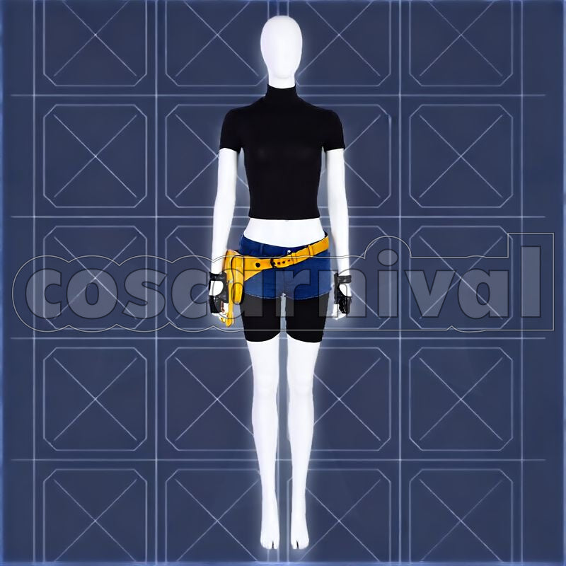 Claire Redfield Cosplay cosplay costume from Resident Evil, back view 2