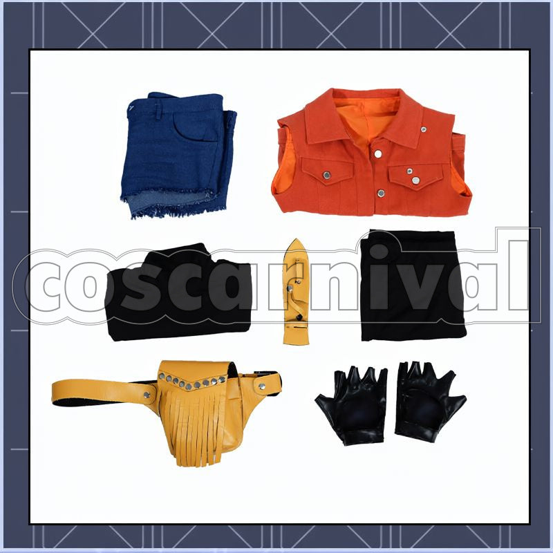 Claire Redfield Cosplay cosplay costume from Resident Evil, set view