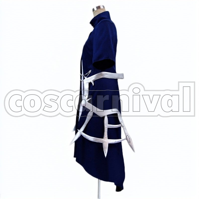 the Six Flowers mora chesuta cosplay costume from Rokka: Braves of, side view