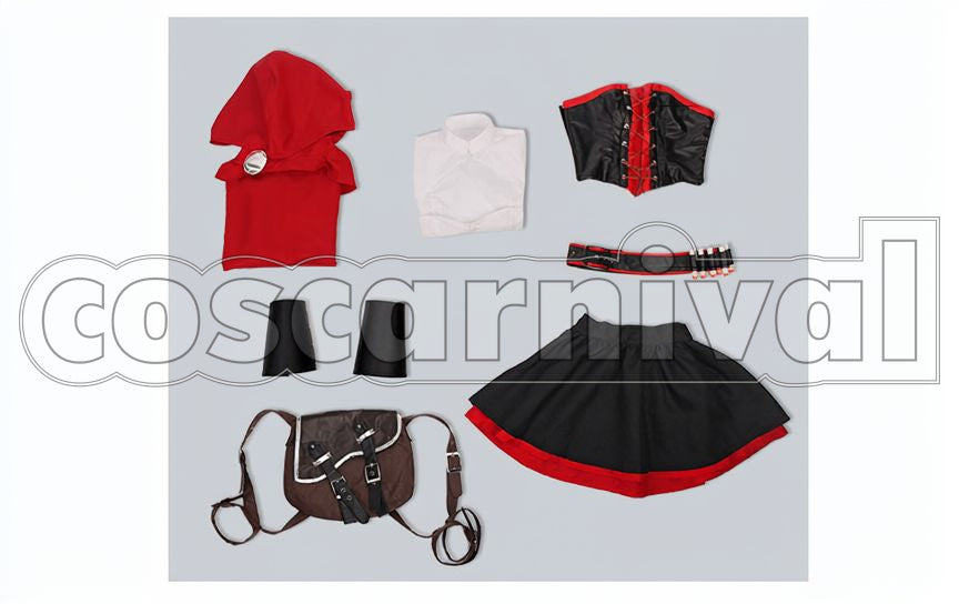 Rose Cosplay cosplay costume from RWBY Ruby, set view