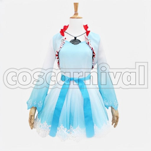Weiss Schnee cosplay costume from RWBY, front view