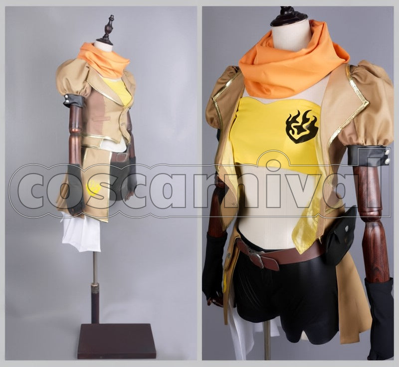 Yang Xiao Long Yang Xiao Long cosplay costume from RWBY, front view 4