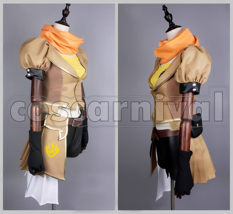 Yang Xiao Long Yang Xiao Long cosplay costume from RWBY, side view
