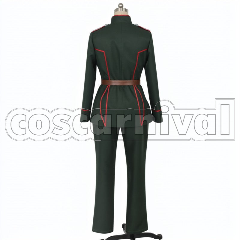 the Evil Viktoriya Visha cosplay costume from Saga of Tanya, back view