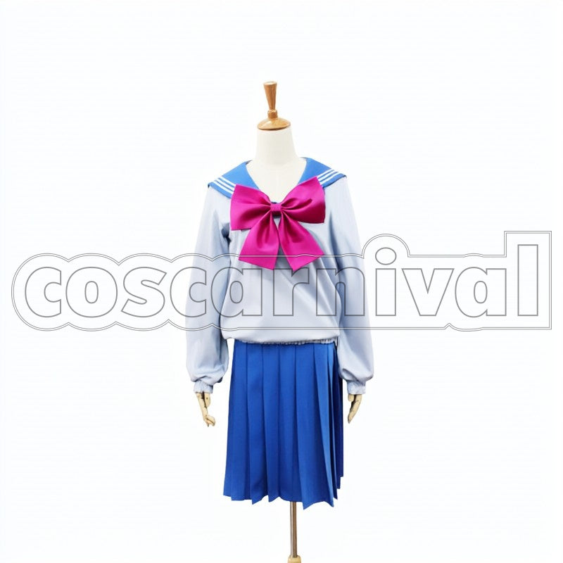 Sailor Mercury cosplay costume from Sailor Moon, front view