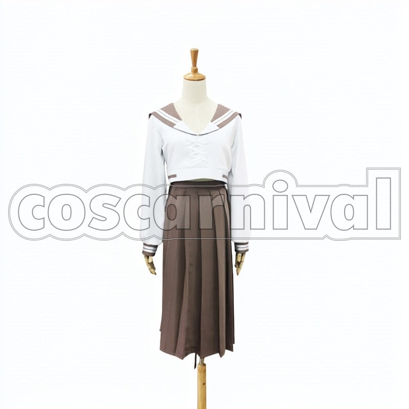 Sailor Jupiter cosplay costume from Sailor Moon, front view