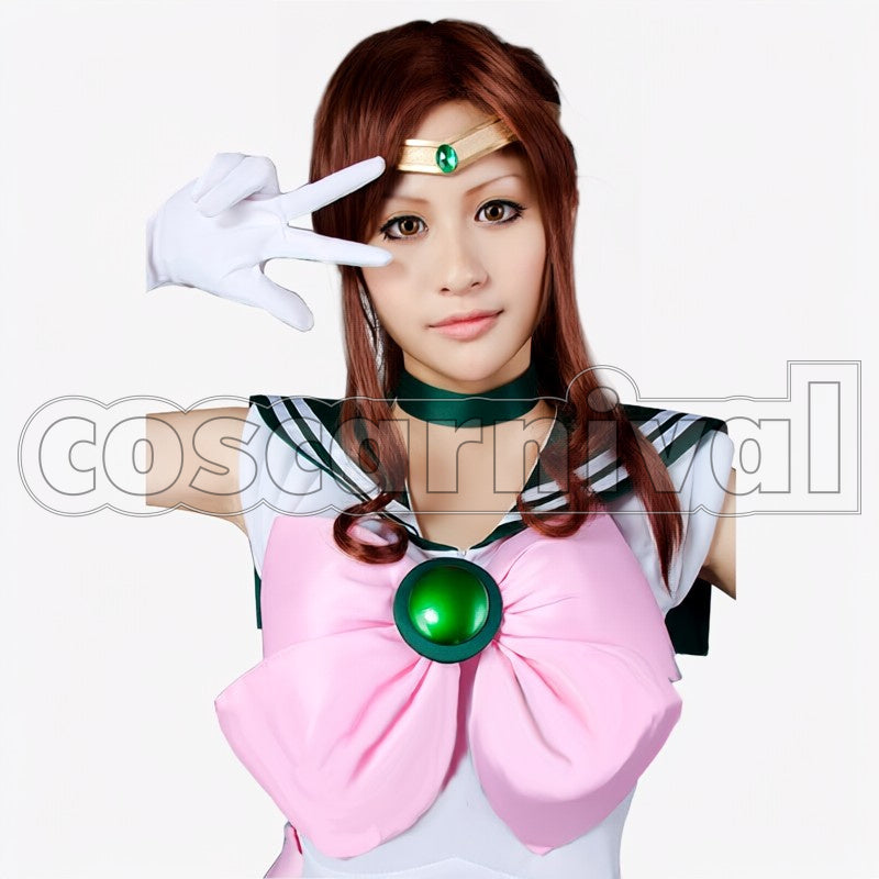 Kino Sailor Jupiter cosplay costume from Sailor Moon Makoto, detail-1