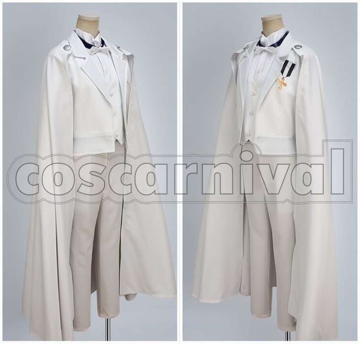 Mamoru Chiba (Tuxedo Mask) Wedding Cosplay cosplay costume from Sailor Moon, front view 2