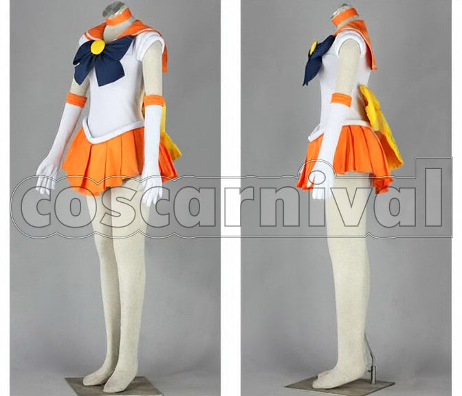 Aino Battle Outfit cosplay costume from Sailor Moon Minako, front view 2