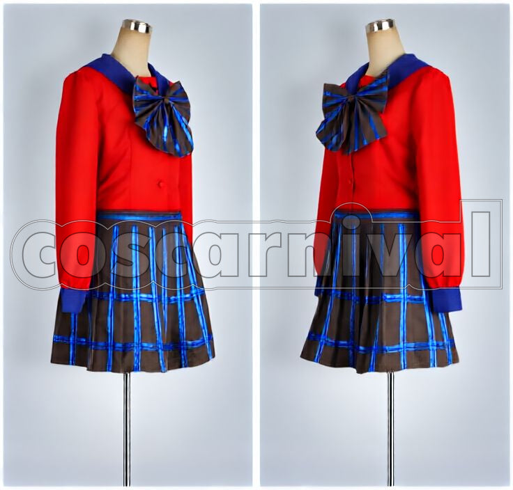 S Michiru Kaioh Mugen Gakuen Girls School Uniform Cosplay cosplay costume from Sailor Moon, front view 2