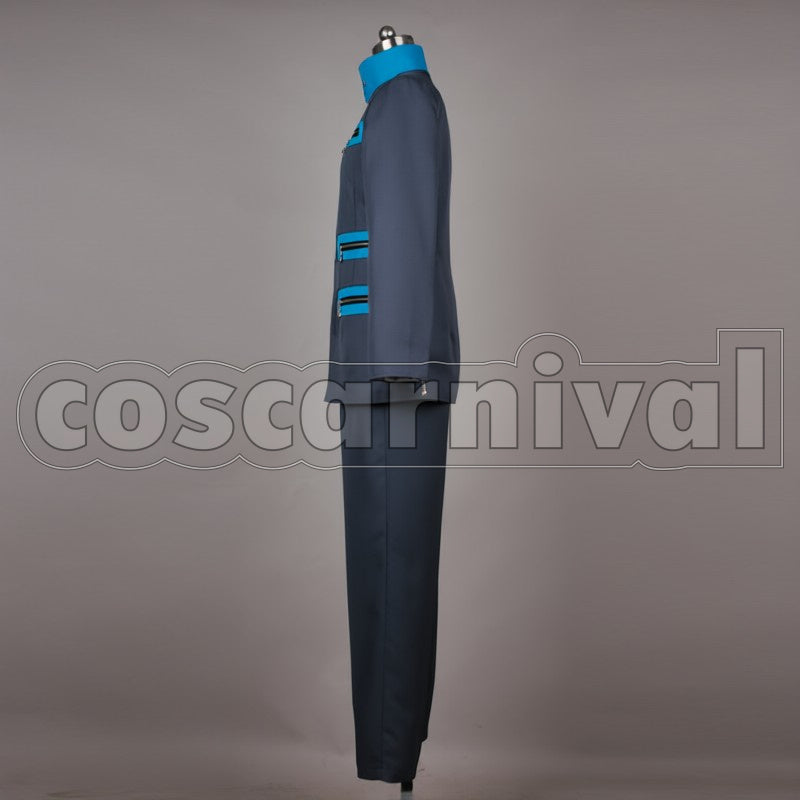 Three Lights cosplay costume from Sailor Moon, side view