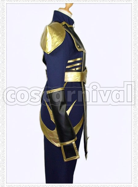 Hanzo Hattori cosplay costume from Samurai Warriors, side view