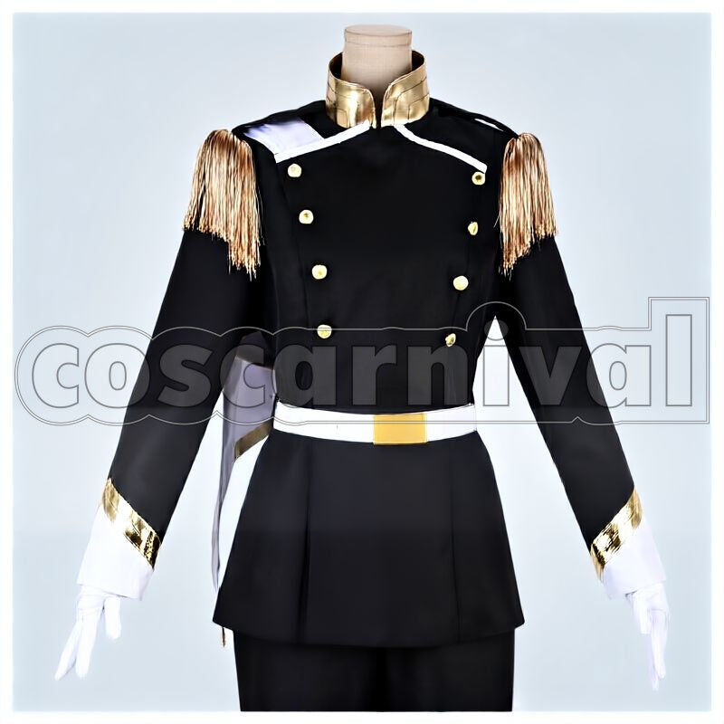 Akutsu Military Uniform Cosplay cosplay costume from Sarazanmai Mabu, front view 1