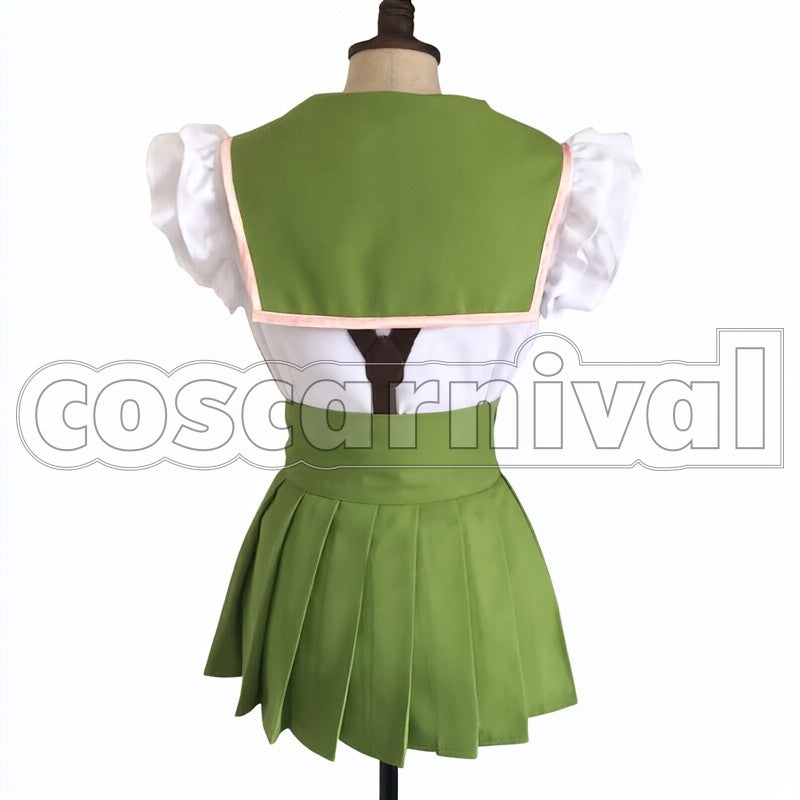 kurumi cosplay costume from School-Live! Kurumi Ebisuzawa, back view