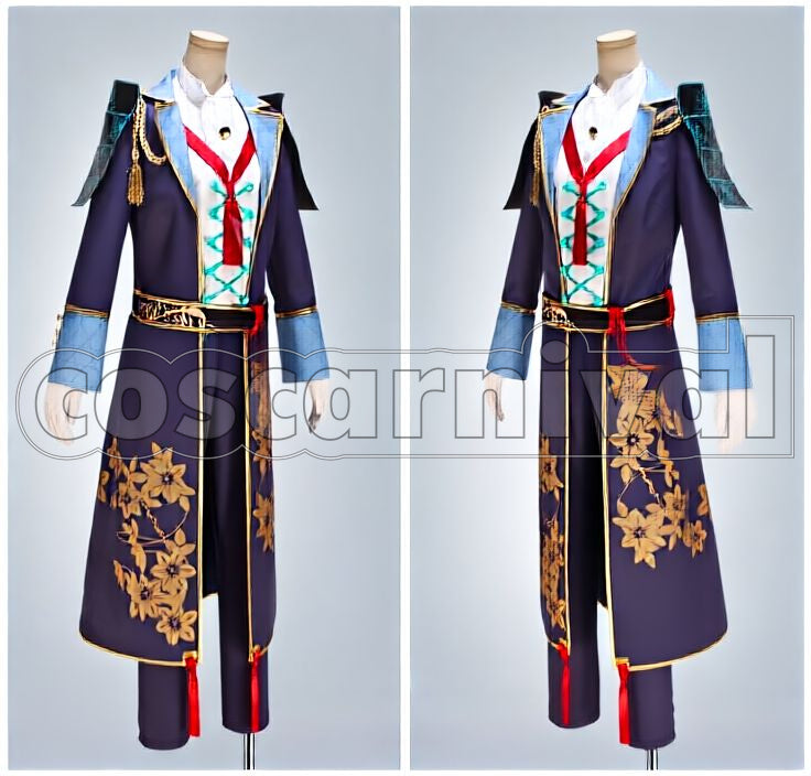 Blood Oda Army Akechi Mitsuhide Cosplay cosplay costume from Sengoku Night, front view 2