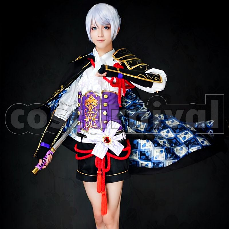 Blood Oda Army Mori Ranmaru Cosplay cosplay costume from Sengoku Night, front view 1
