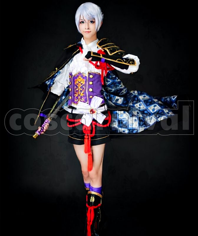 Blood Oda Army Mori Ranmaru Cosplay cosplay costume from Sengoku Night, front view 5