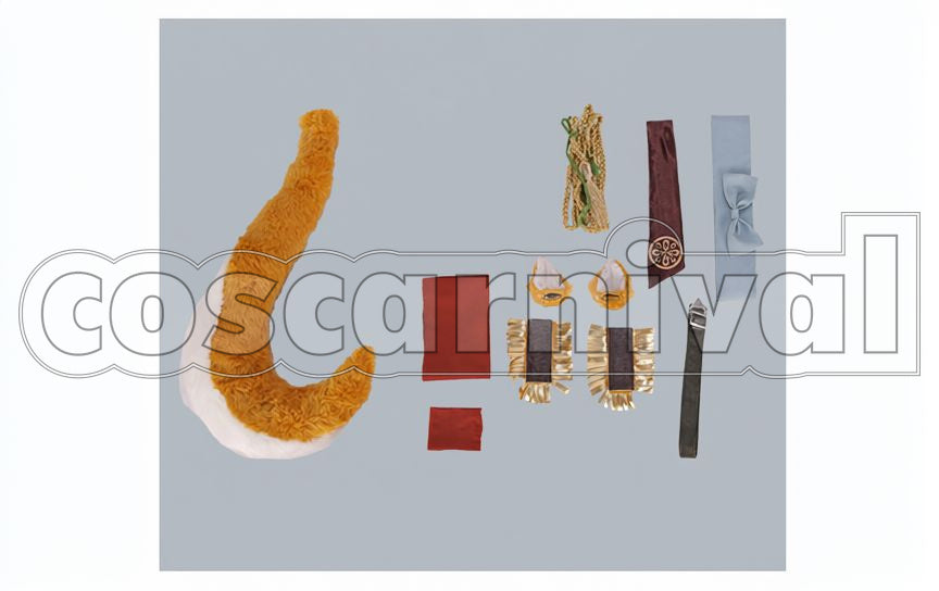 Blood Sanada Army Sanada Yukimura Cosplay cosplay costume from Sengoku Night, accessory set view
