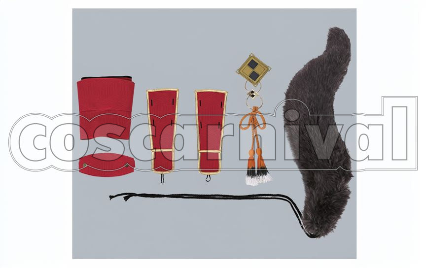 Blood Takeda Army Takeda Shingen Cosplay cosplay costume from Sengoku Night, accessory set view