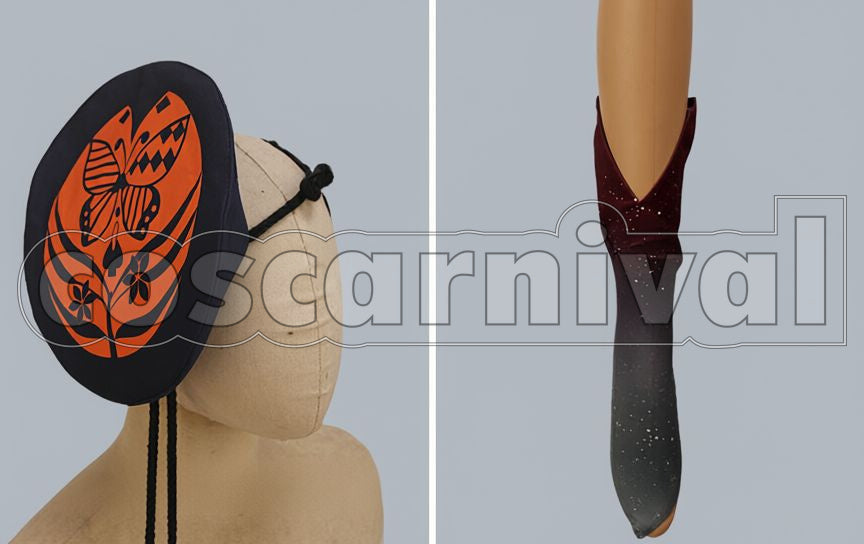 Blood Toyotomi Army Takenaka Hanbee Cosplay cosplay costume from Sengoku Night, accessory set view