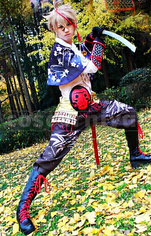 Blood Toyotomi Army Toyotomi Hideyoshi Cosplay cosplay costume from Sengoku Night, front view 3