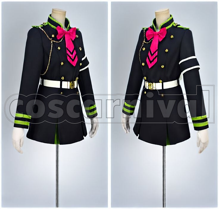 the End Shinoa Hiragi Cosplay cosplay costume from Seraph of, front view 5