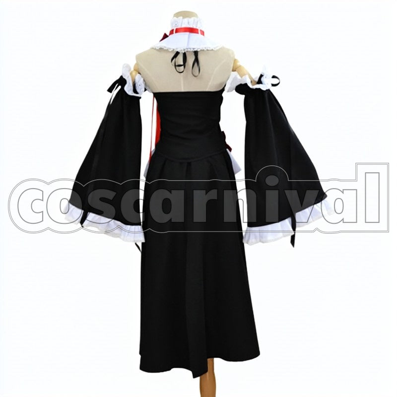 End Queen Krul Tepes cosplay costume from Seraph of the, back view