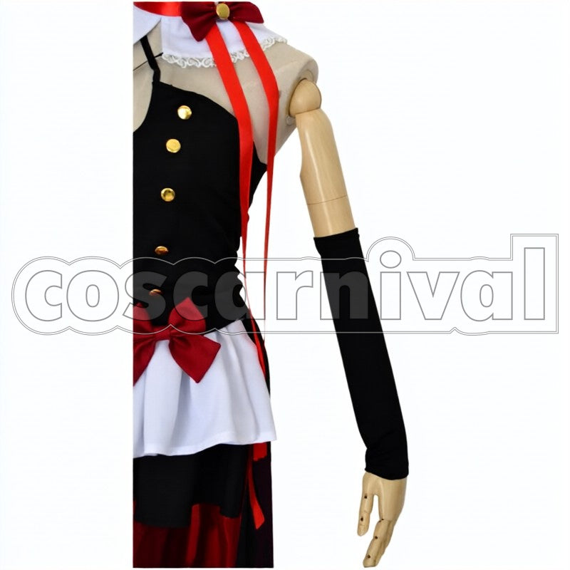 End Queen Krul Tepes cosplay costume from Seraph of the, side view