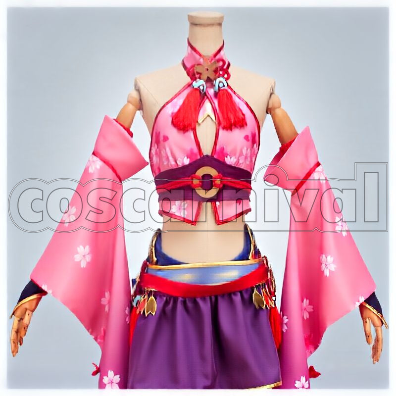 Sakura Cosplay cosplay costume from Shinobi Nightmare, front view 1