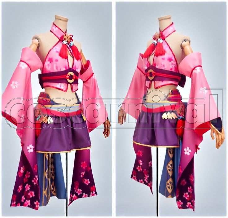 Sakura Cosplay cosplay costume from Shinobi Nightmare, front view 2