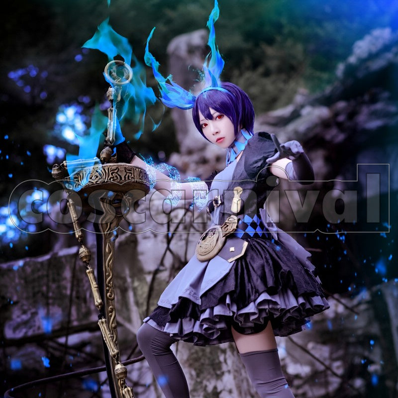 Bondage cosplay costume from SINoALICE Alice, front view 4