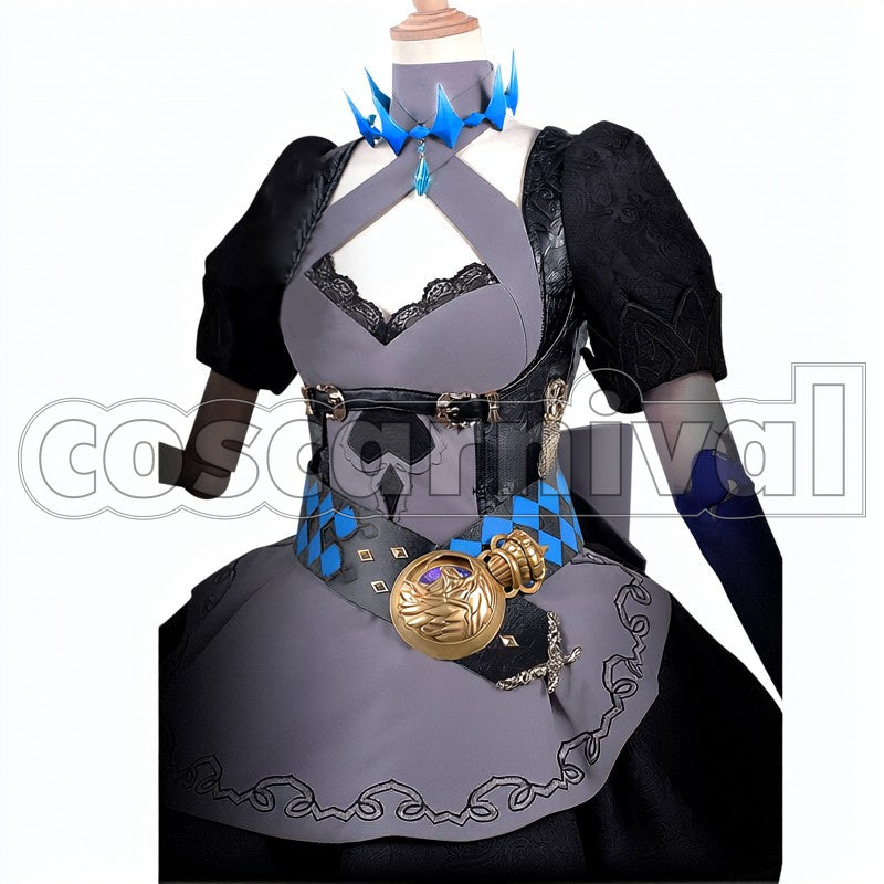 Bondage cosplay costume from SINoALICE Alice, front view 2
