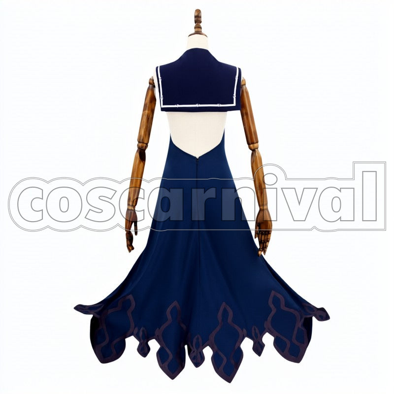 Little Mermaid Sorrow cosplay costume from SINoALICE, back view 2