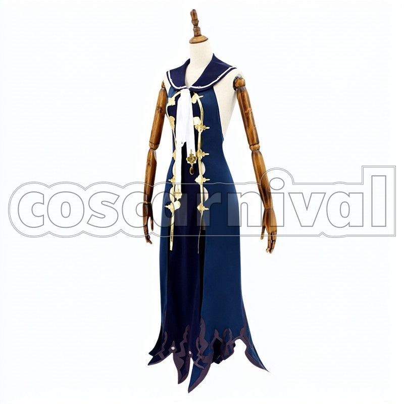Little Mermaid Sorrow cosplay costume from SINoALICE, back view
