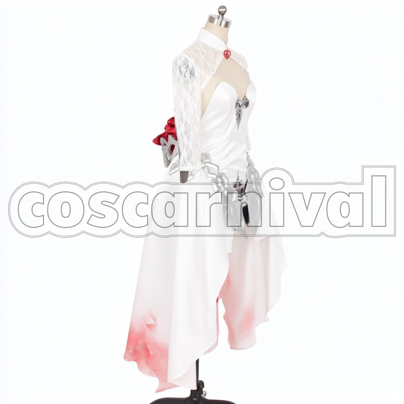 Justice cosplay costume from SINoALICE Snow White, side view