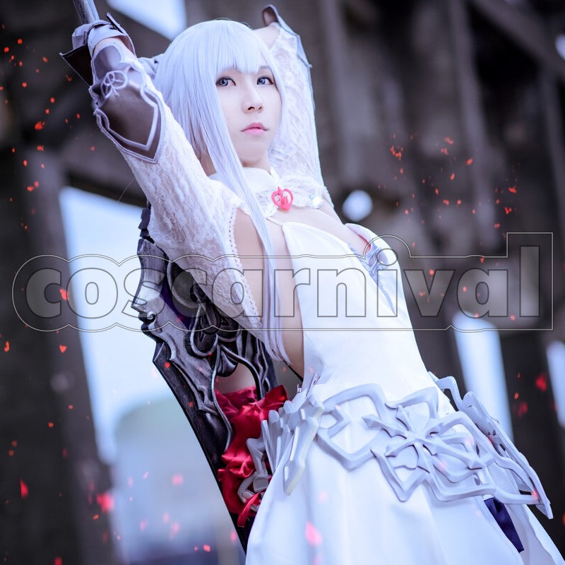 Justice cosplay costume from SINoALICE Snow White, detail-2