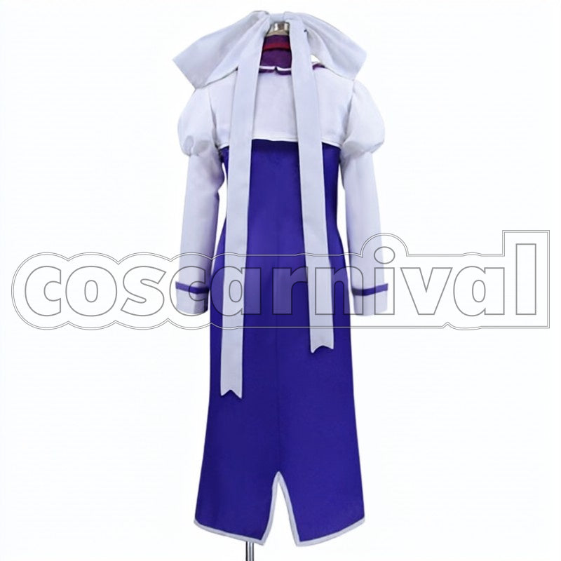 kuroe seveni cosplay costume from Sky Wizards Academy, back view