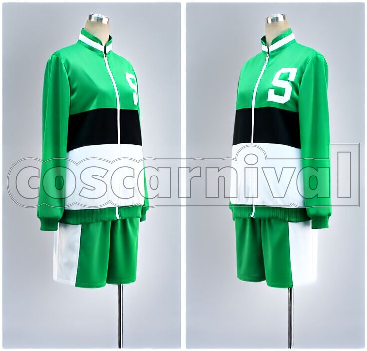 Shoyo High School Jersey Cosplay cosplay costume from Slam Dunk, front view 2