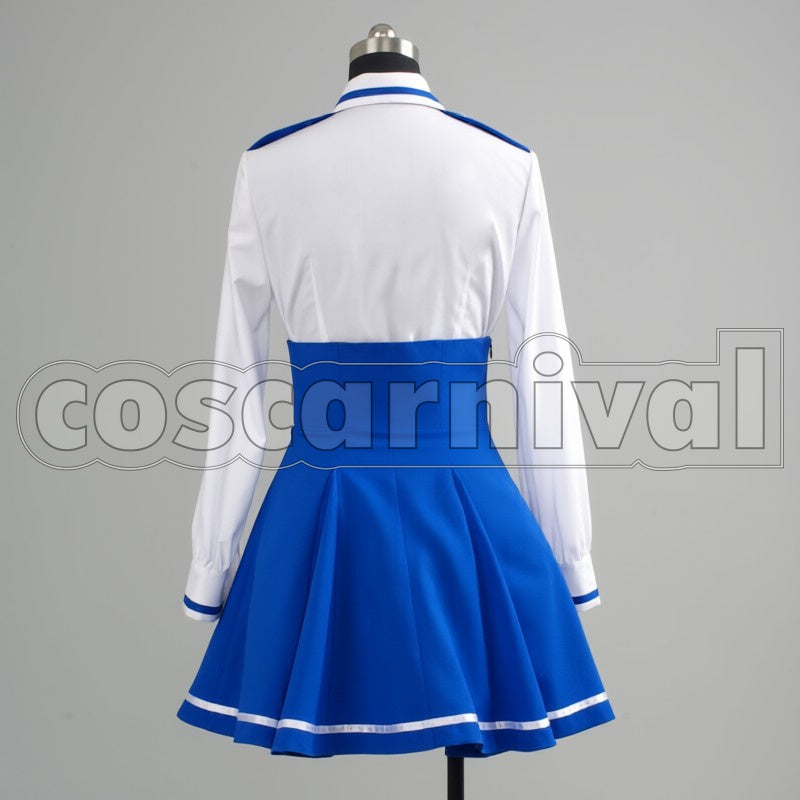 PreCure! Miyuki Hoshizora Nanairogaoka Middle School Girls cosplay costume from Smile, back view