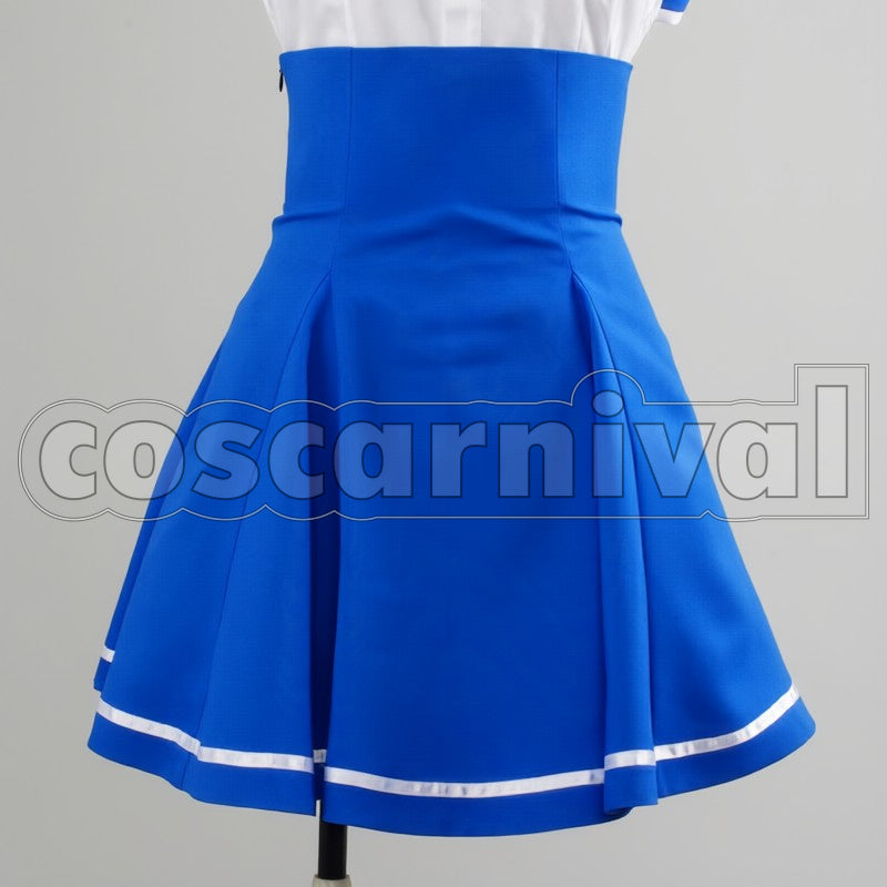 PreCure! Miyuki Hoshizora Nanairogaoka Middle School Girls cosplay costume from Smile, front view 2
