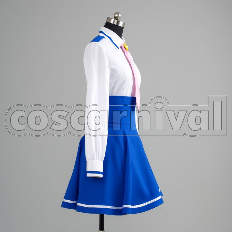 PreCure! Miyuki Hoshizora Nanairogaoka Middle School Girls cosplay costume from Smile, side view 3