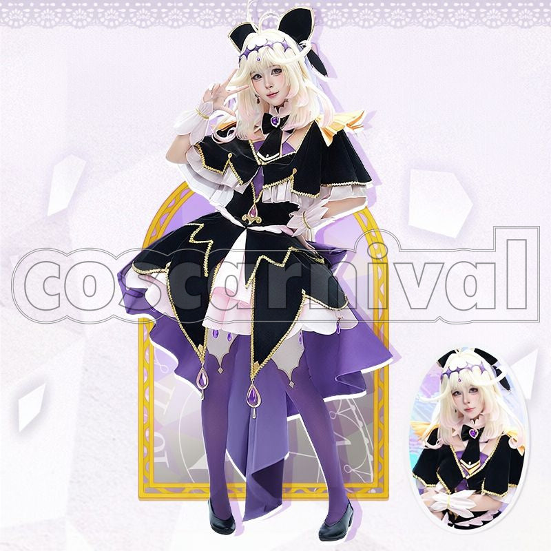 Precure! Cure Arcana Shadow Cosplay cosplay costume from Star Detective, front view 2