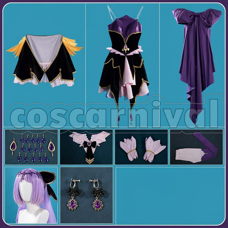 Precure! Cure Arcana Shadow Cosplay cosplay costume from Star Detective, set view