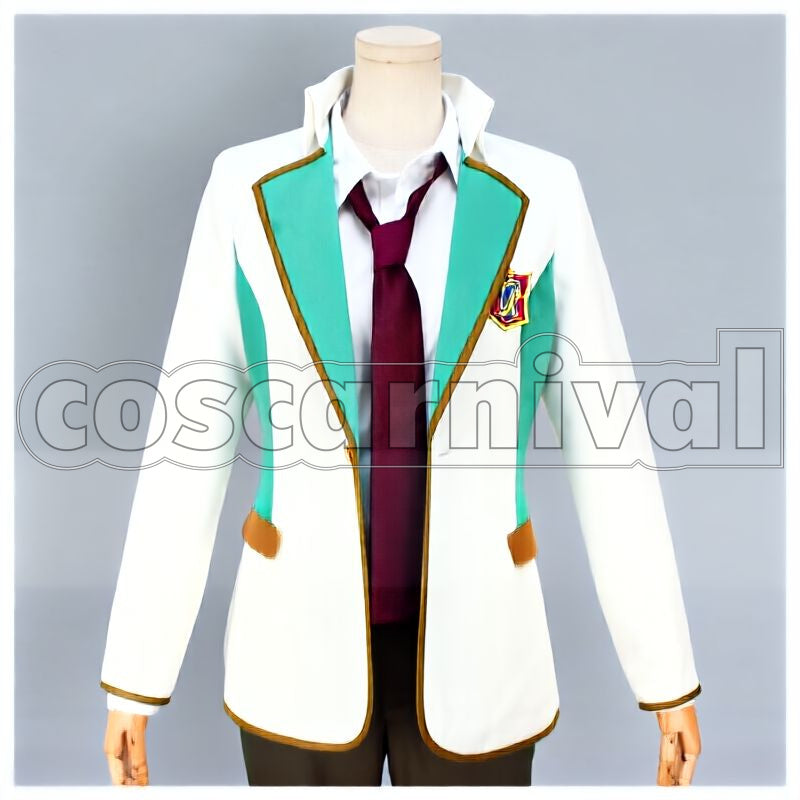 School Star Musical) Kaito Tsukigami, Shu Kuga, Seishiro Inumine, Izumi Toraishi, Koki Nanjo, So Hachiya Ayanagi Academy School Uniform Cosplay cosplay costume from Star-Myu (High, front view 1