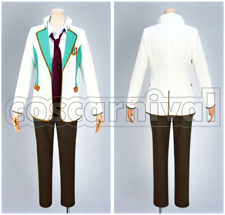 School Star Musical) Kaito Tsukigami, Shu Kuga, Seishiro Inumine, Izumi Toraishi, Koki Nanjo, So Hachiya Ayanagi Academy School Uniform Cosplay cosplay costume from Star-Myu (High, detail-1